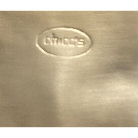 CHICO'S STUNNING HAMMERED GOLD NECKLACE NWTS - Picture 15 of 15